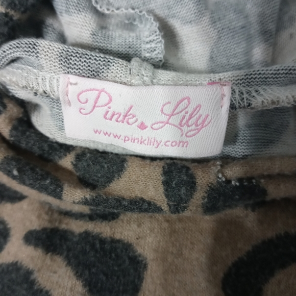 Leopard Print Sweatshirt Hoodie - Picture 3 of 5